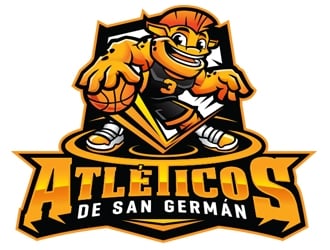 Atléticos de San Germán logo design by ZedArts