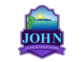John: On the Island of Patmos logo design by DreamLogoDesign