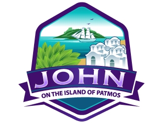 John: On the Island of Patmos logo design by Xeon