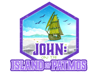 John: On the Island of Patmos logo design by scriotx