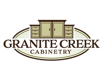 Granite Creek Cabinetry  logo design by moomoo