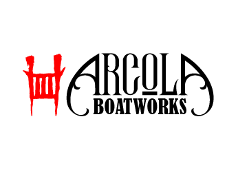 Arcola Boatworks logo design by reight