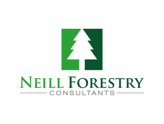 Neill Forestry Consultants logo design by lexipej