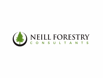 Neill Forestry Consultants logo design by kimora