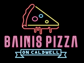 Bainis Pizza on Caldwell logo design by DreamLogoDesign