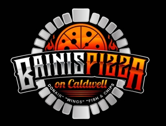 Bainis Pizza on Caldwell logo design by DreamLogoDesign