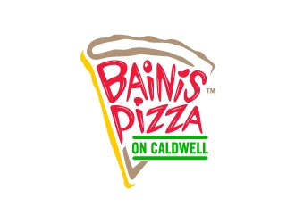 Bainis Pizza on Caldwell logo design by josephope