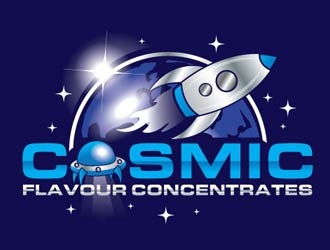 Cosmic Flavour Concentrates logo design by shere