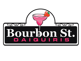Bourbon Street Daiquiris logo design by coco