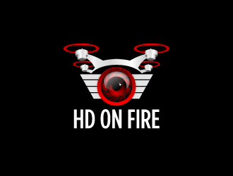 HD ON FIRE logo design by yurie