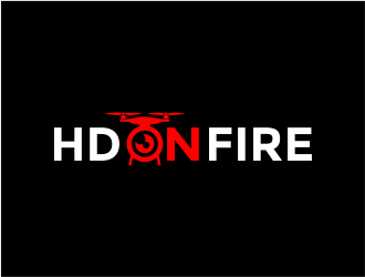 HD ON FIRE logo design by Girly