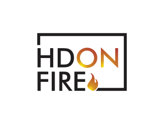 HD ON FIRE logo design by Lut5