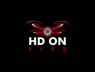 HD ON FIRE logo design by Kruger
