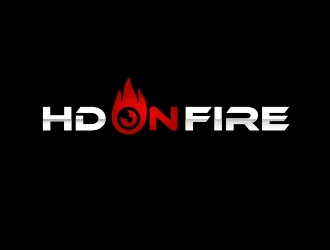 HD ON FIRE logo design by amar_mboiss