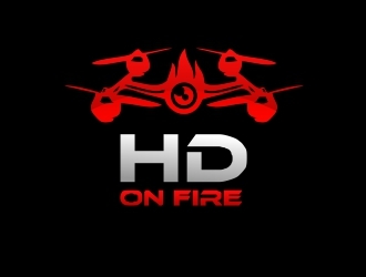 HD ON FIRE logo design by amar_mboiss