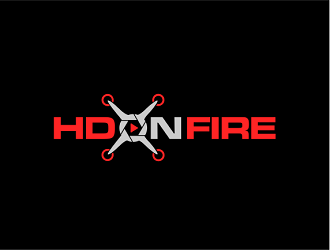 HD ON FIRE logo design by dianD