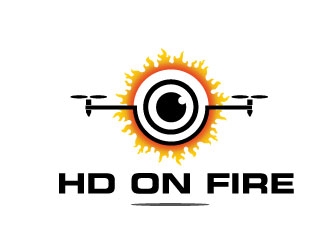 HD ON FIRE logo design by Foxcody