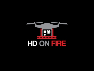 HD ON FIRE logo design by Suvendu