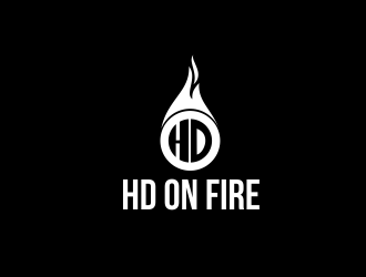 HD ON FIRE logo design by Yusron
