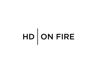 HD ON FIRE logo design by alby