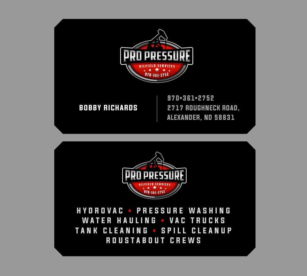 PRO PRESSURE OILFIELD SERVICES logo design by SOLARFLARE