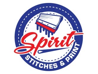 Spirit Stitches & Print logo design by shere