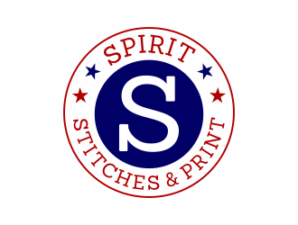 Spirit Stitches &amp; Print logo design by ingepro