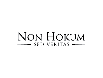 Non Hokum Sed Veritas logo design by fajarriza12