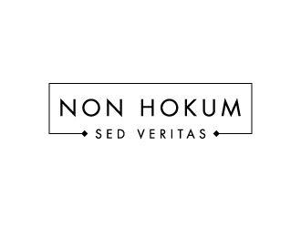 Non Hokum Sed Veritas logo design by zakdesign700
