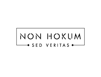 Non Hokum Sed Veritas logo design by zakdesign700