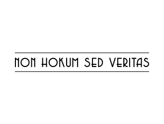 Non Hokum Sed Veritas logo design by lexipej