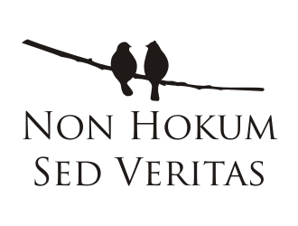 Non Hokum Sed Veritas logo design by babu