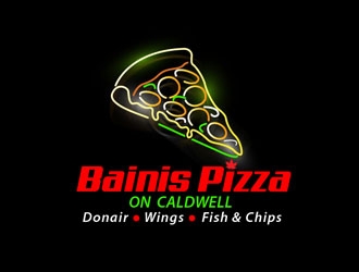 Bainis Pizza on Caldwell logo design by kingfisher