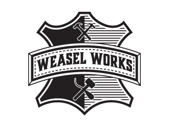 Weasel Works logo design by kenartdesigns