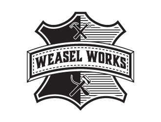 Weasel Works logo design by kenartdesigns