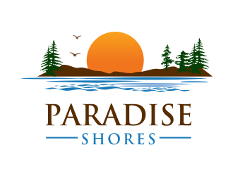 Paradise Shores logo design by aldesign