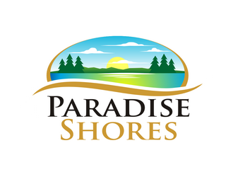Paradise Shores logo design by haze