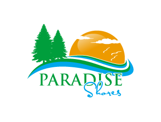 Paradise Shores logo design by torresace