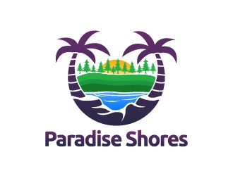 Paradise Shores logo design by Alex7390