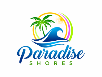Paradise Shores logo design by mutafailan