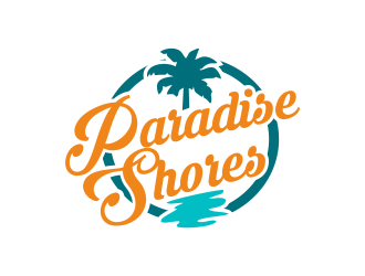 Paradise Shores logo design by giphone