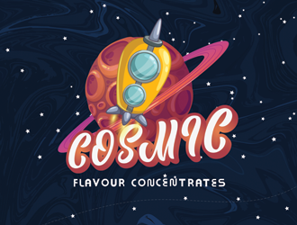 Cosmic Flavour Concentrates logo design by Kristmegistus