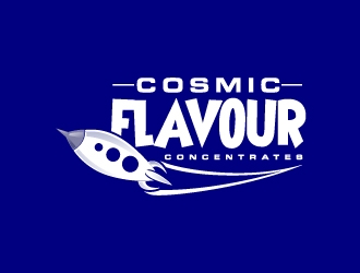 Cosmic Flavour Concentrates logo design by Aelius