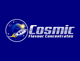 Cosmic Flavour Concentrates logo design by Aelius