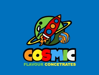 Cosmic Flavour Concentrates logo design by samuraiXcreations