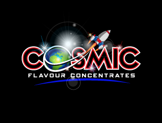 Cosmic Flavour Concentrates logo design by intechnology
