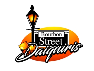 Bourbon Street Daiquiris logo design by DreamLogoDesign
