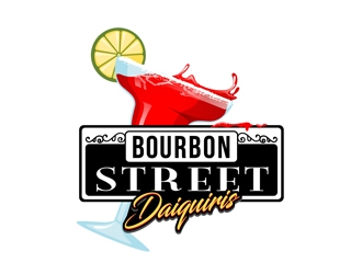 Bourbon Street Daiquiris logo design by DreamLogoDesign