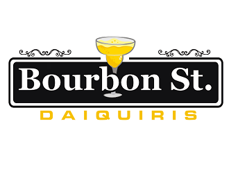 Bourbon Street Daiquiris logo design by coco