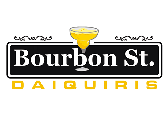 Bourbon Street Daiquiris logo design by coco